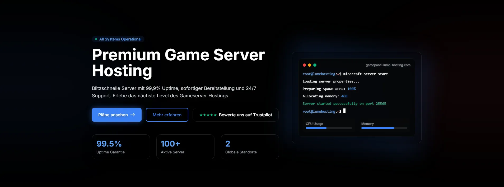 Special Thanks to Lume-Hosting